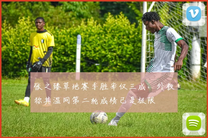 张之臻草地赛季胜率仅三成,外教称其温网第二轮成绩已是极限